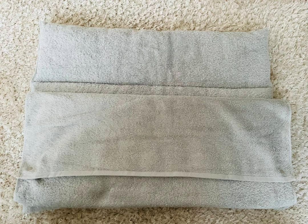 今治タオル❣️今治睡眠用タオル2 グレー 鬼美品試しただけ