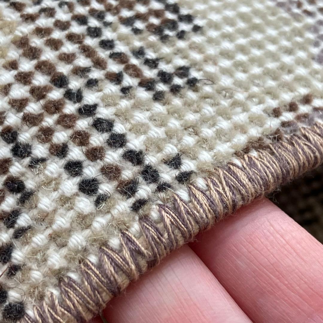 3m超ロング／76×297 グレー　メダリオンランナー　トルコヴィンテージラグ