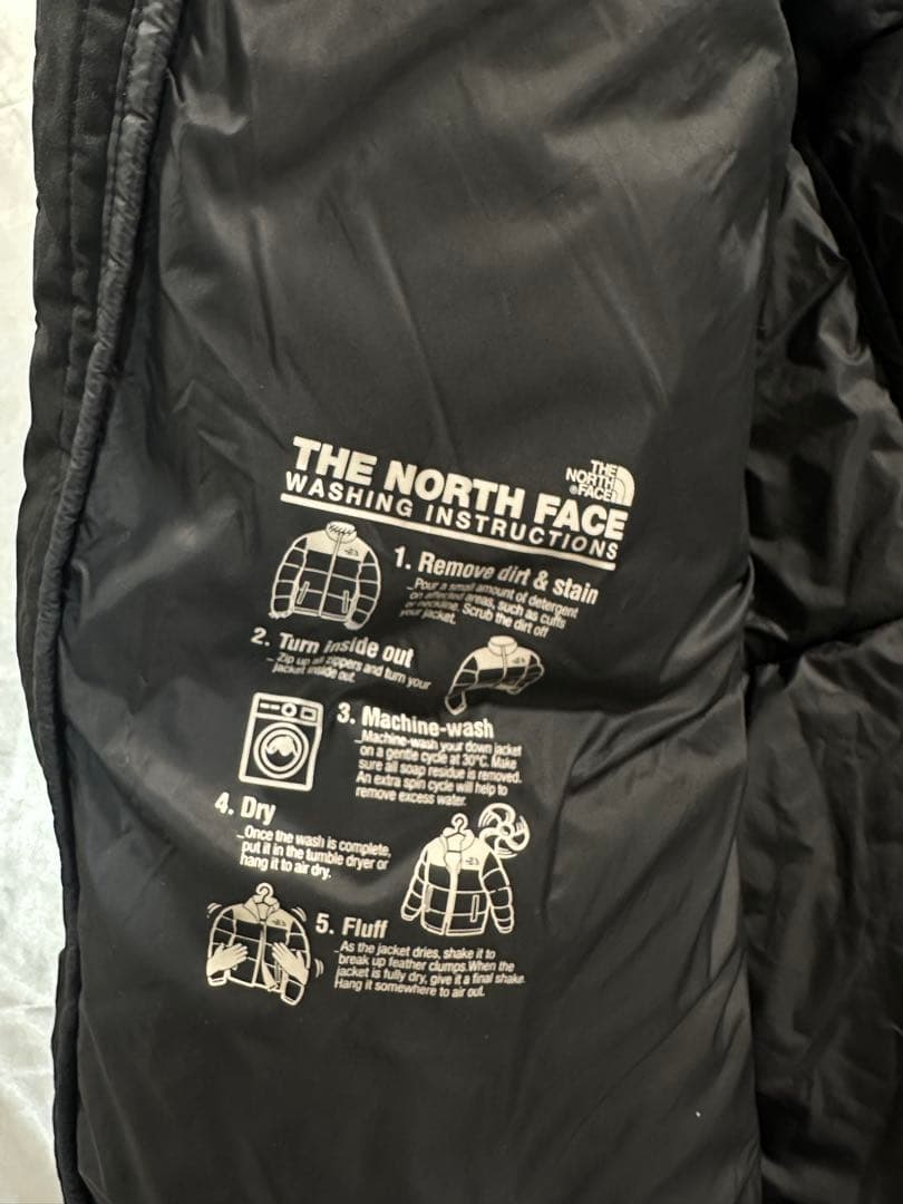 THE NORTH FACE ダウンコート　ベンチコート 刺繍ロゴ