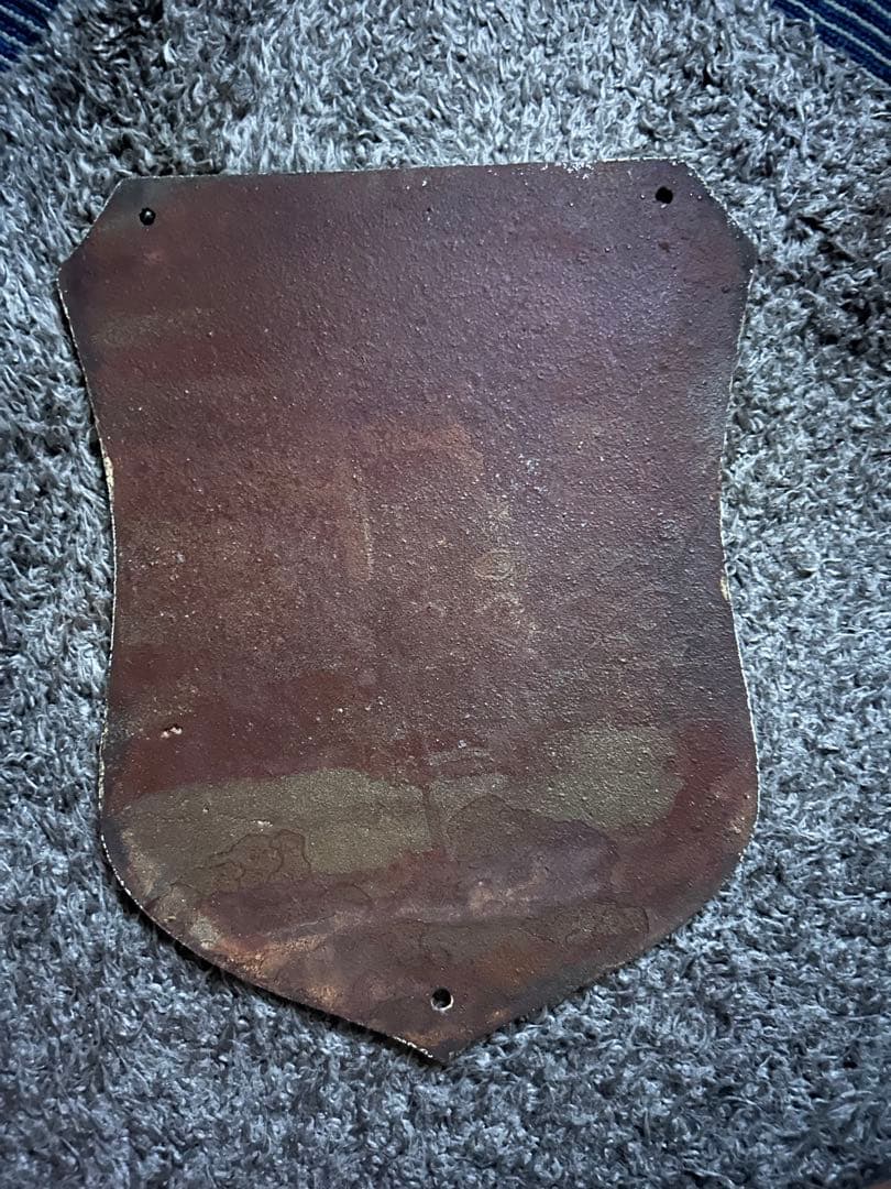 TRIUMPH SHELL 鋳鉄製　 サインプレート　アンティーク