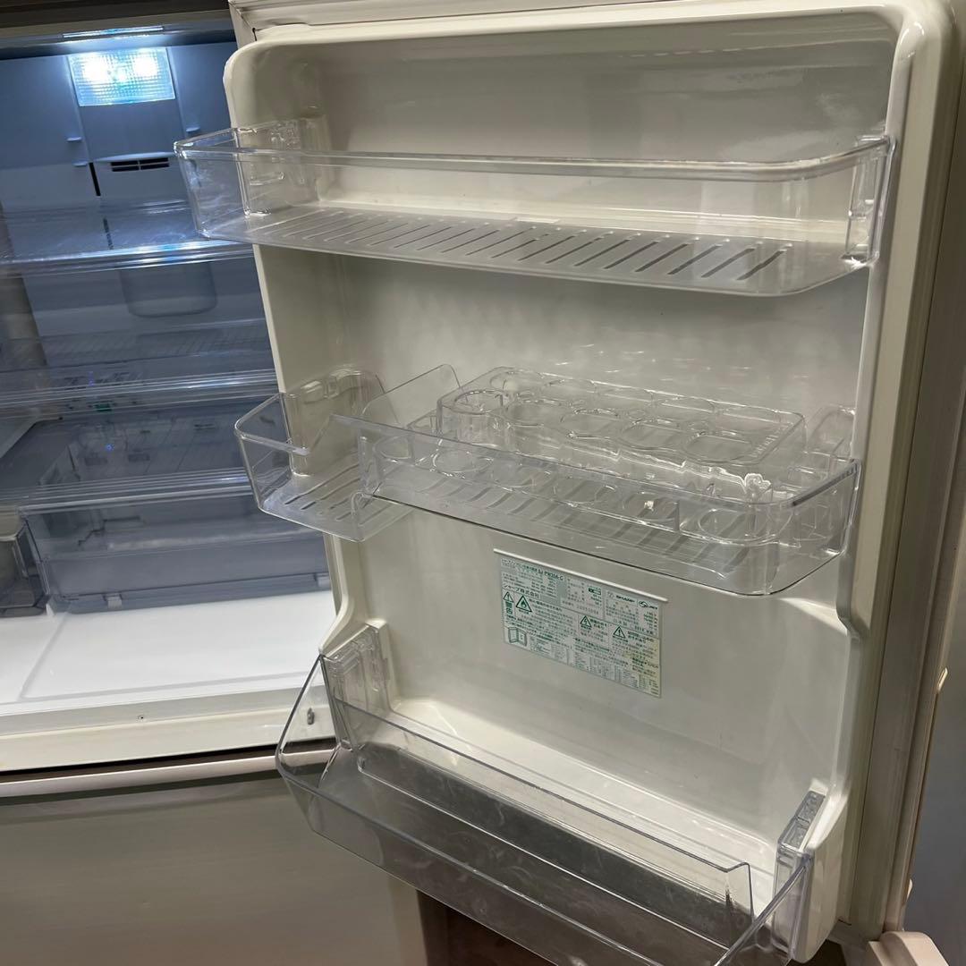 911　冷蔵庫　シャープ　大型　350ℓ　両開き　どっちもドア　設置無料　安い