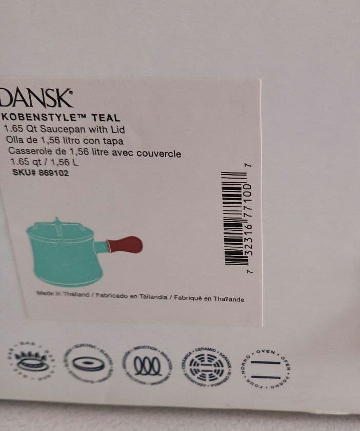 ダンスク ティール 新品未使用 片手鍋 15cm DANSK Teal 琺瑯