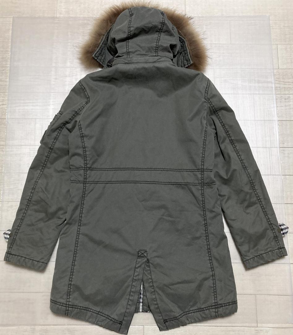 BURBERRY　BLACK LABEL　ミリタリージャケット　Mサイズ　カーキ