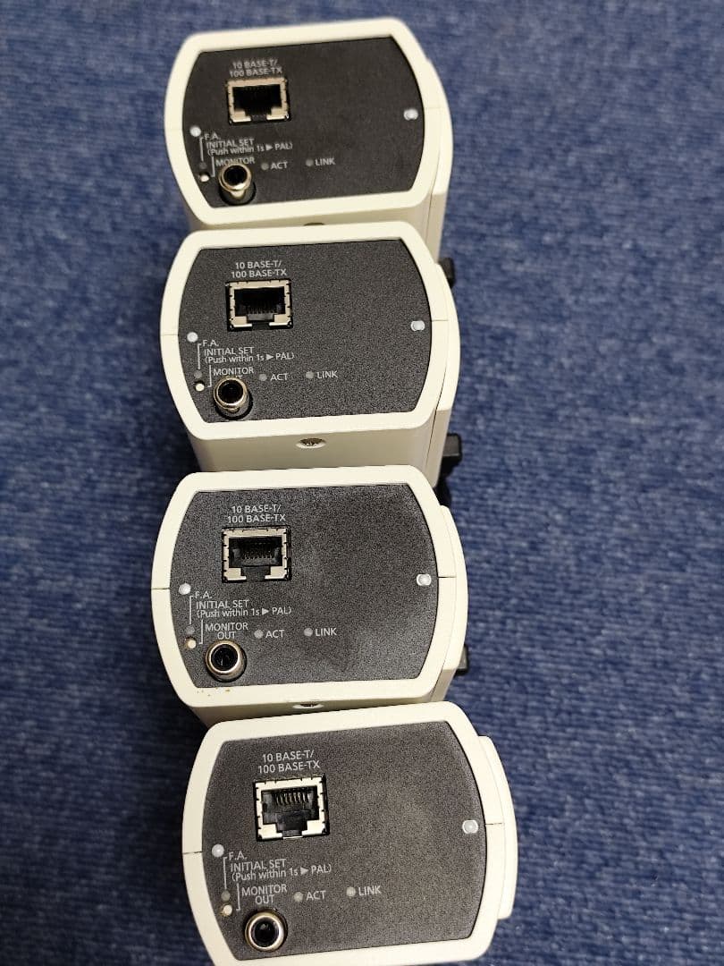 Panasonic ネットワークカメラ WV-S1110VRJ 4台セット