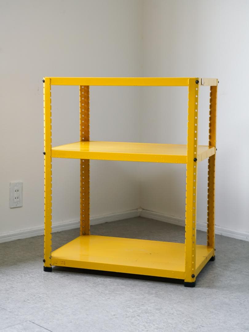 vintage メタル スチールラック 収納棚 レトロポップ インダストリアル