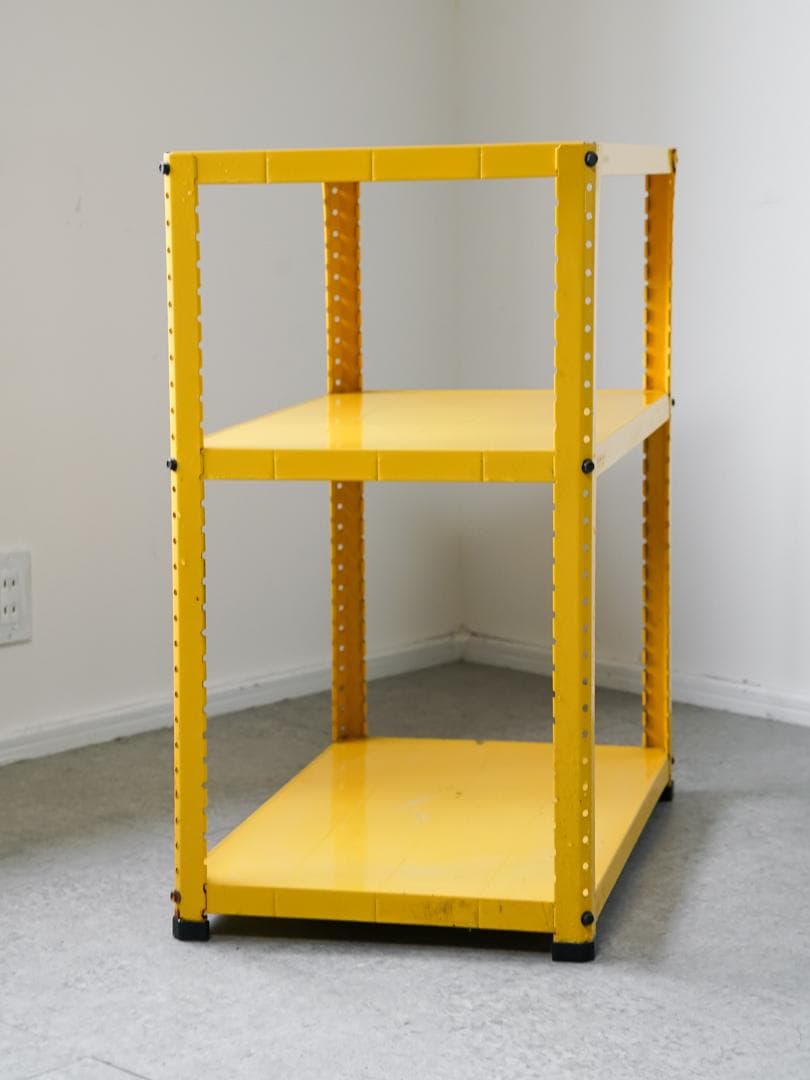 vintage メタル スチールラック 収納棚 レトロポップ インダストリアル