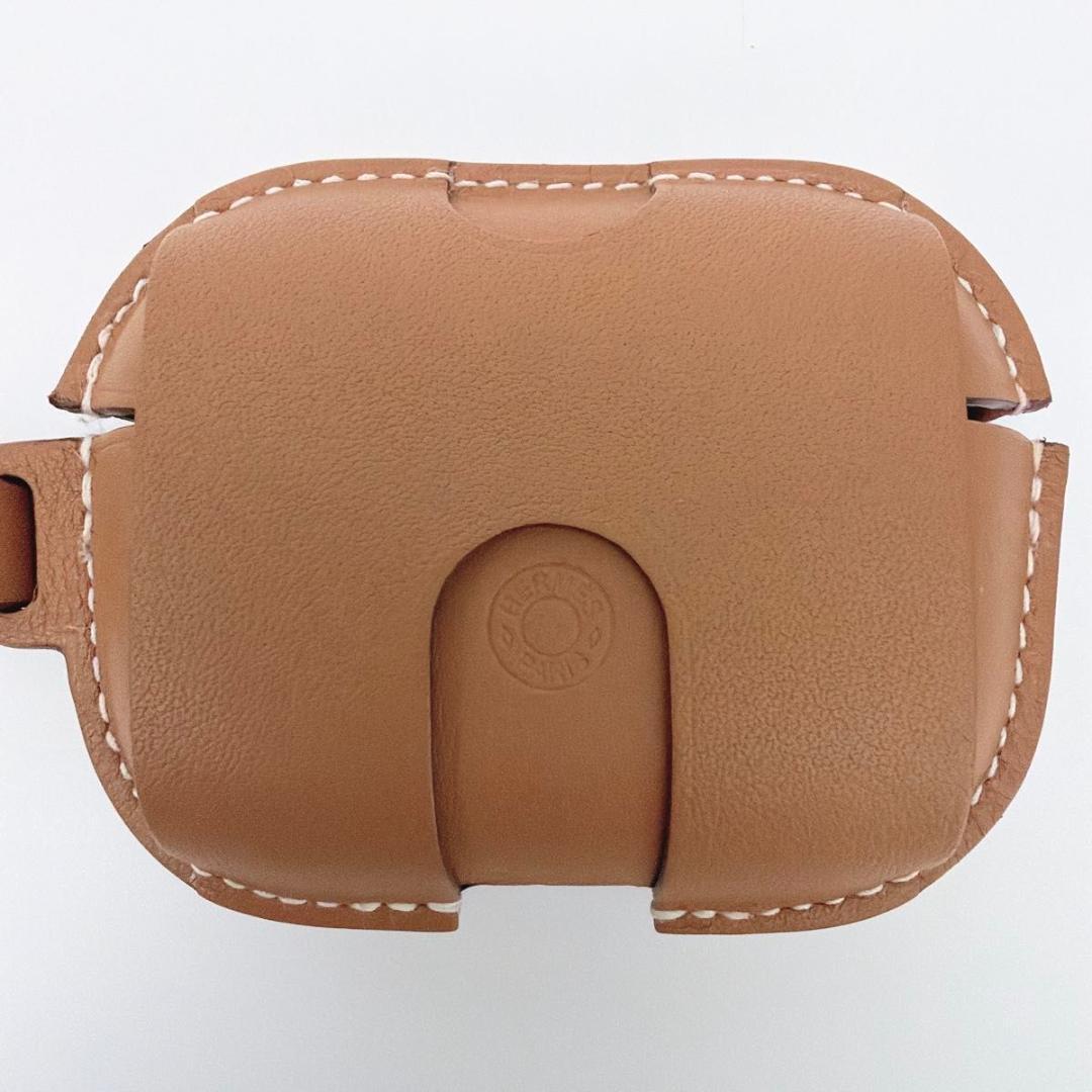 エルメス AirPods Pro2 ケース スイフト レザー ブラウン 24年製