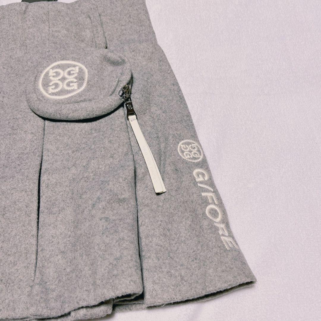 新品　G/FORE　ジーフォア　ゴルフ　スカート　グレー　M　レディース