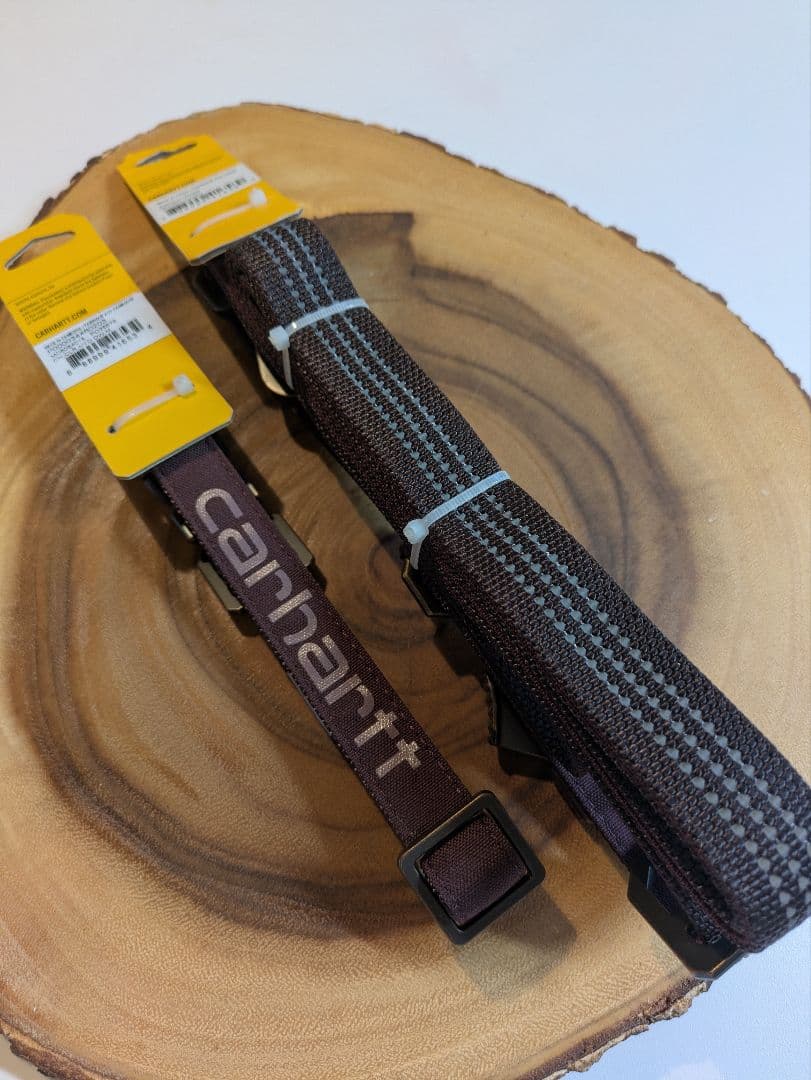 【NEW】Carhartt カーハート リード【L】＆首輪【M】赤ワイン 中型犬