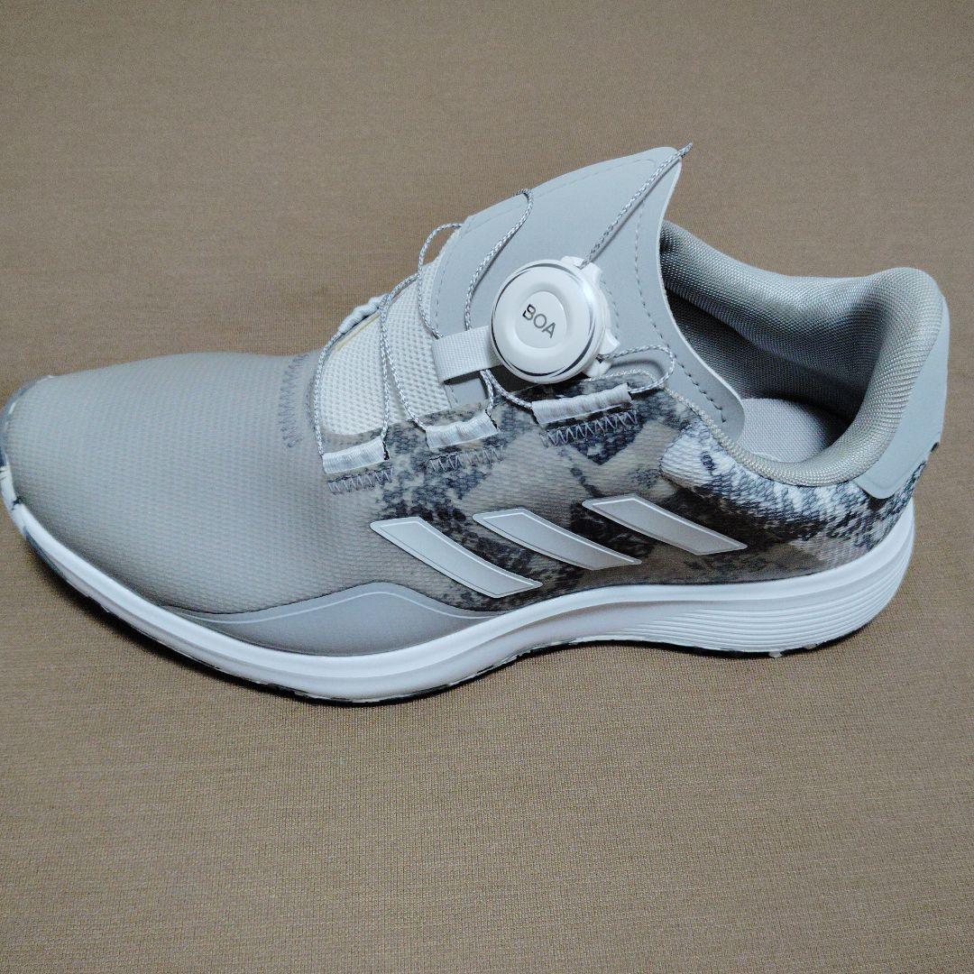 アディダス S2G BOAゴルフシューズ グレー ボアシステム　jp250