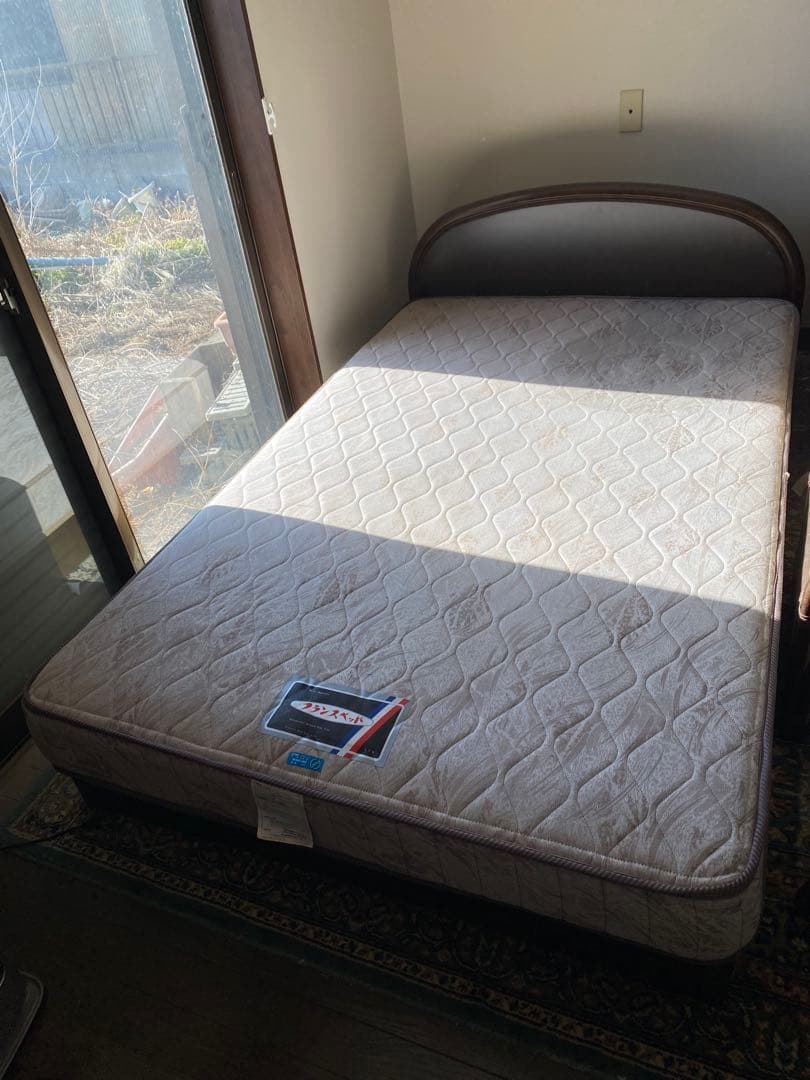 木製ベッドフレーム＋フランスベッド マットレス