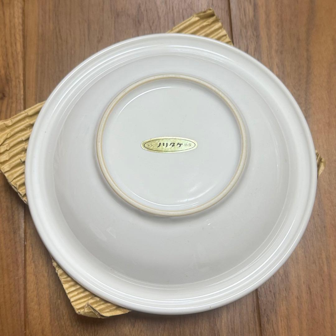 ✴︎天満屋×ノリタケ共同企画/ペア/ホワイトボウル皿とプレート/昭和レトロ