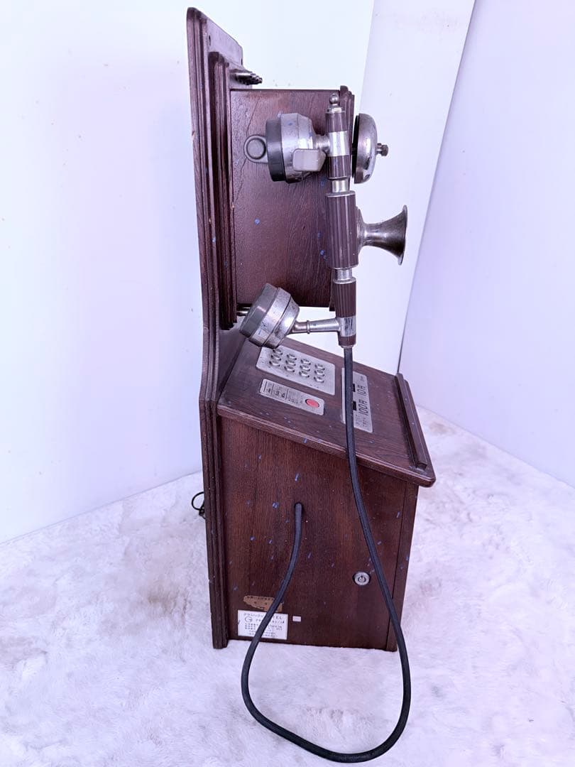 貴重品♪昭和レトロ NTT クラシックピンク電話 公衆電話型 オルゴール付き