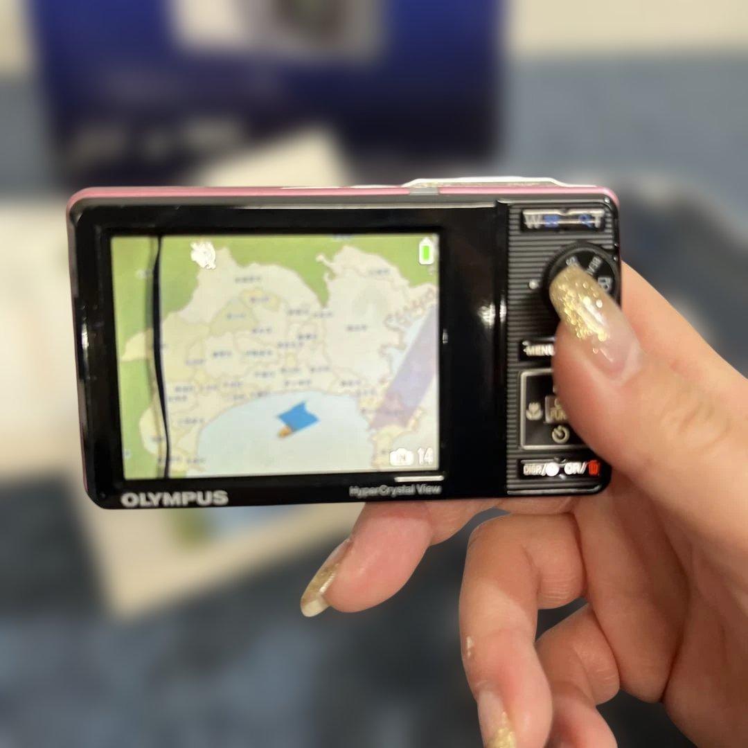 OLYMPUS μ-7010 ピンク デジタルカメラ