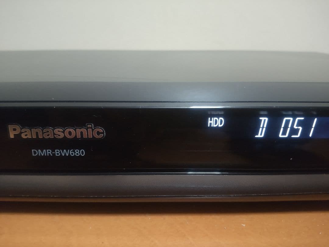 パナソニック　DIGA DMR―BW680 500GB→1TB プチメンテ済み