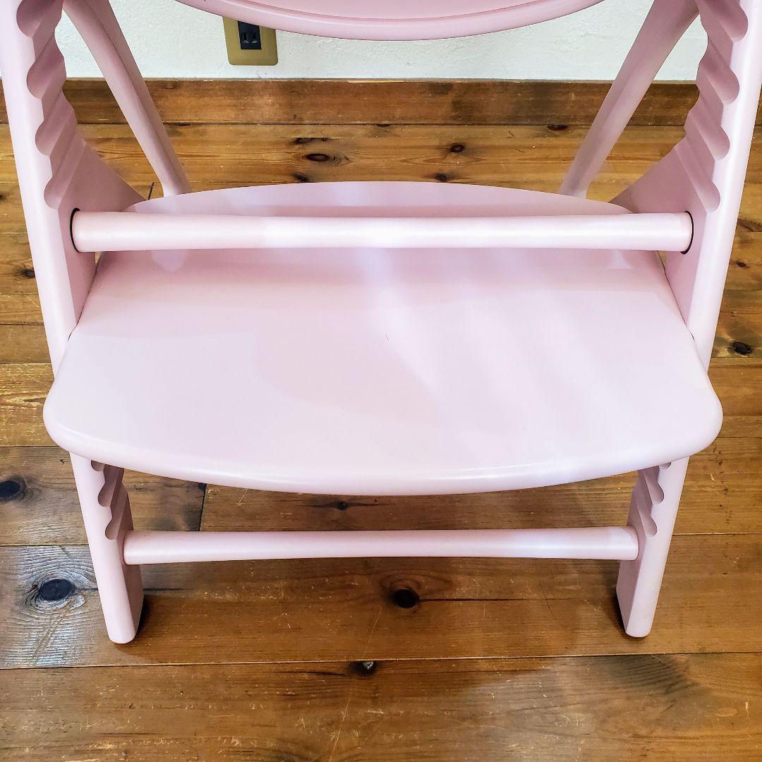 【希少色】ヤマトヤ　ハイチェア　アッフルチェア　テーブル　ガード クッション付き