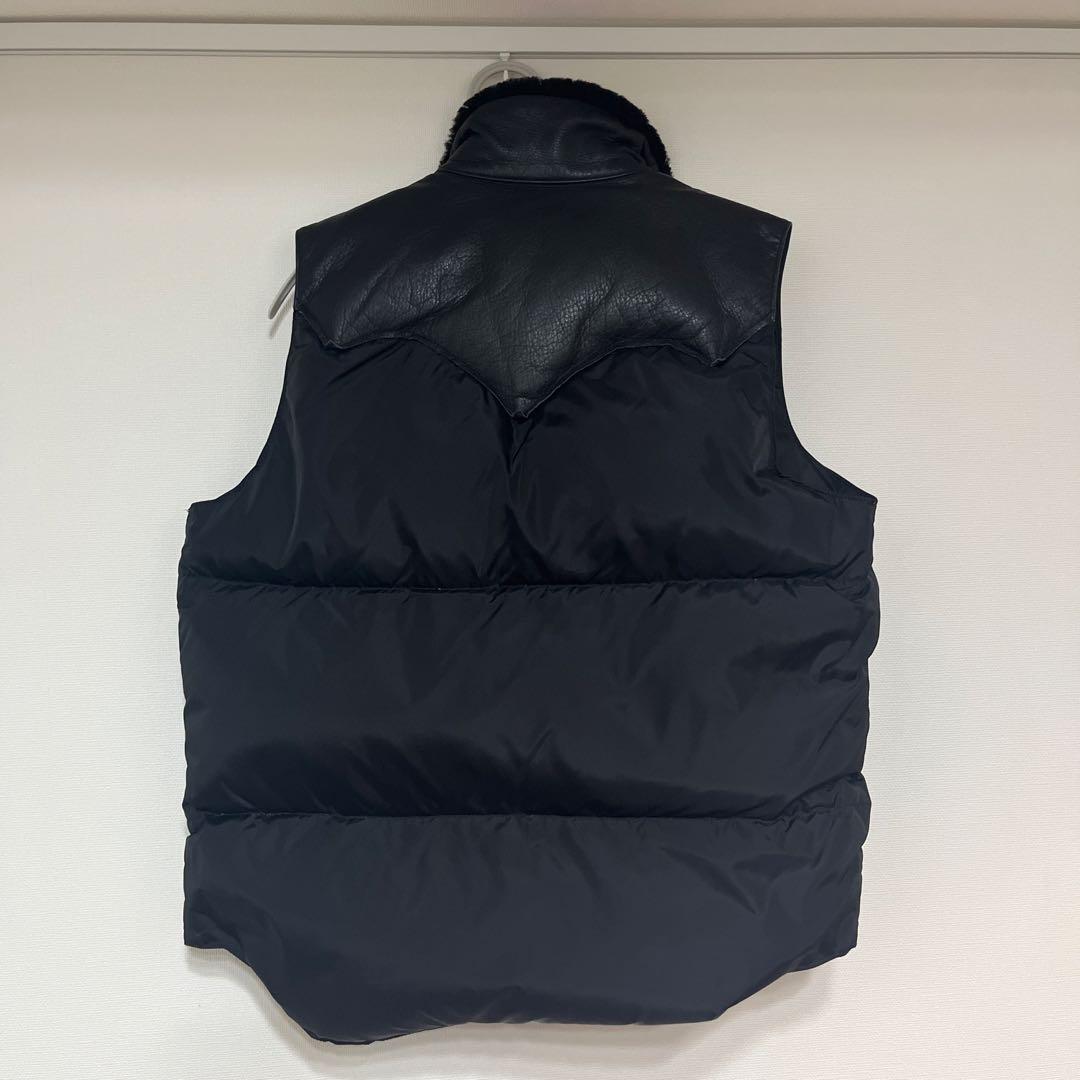 ジュンハシモトコラボ　ダウンベスト サイズ38 黒