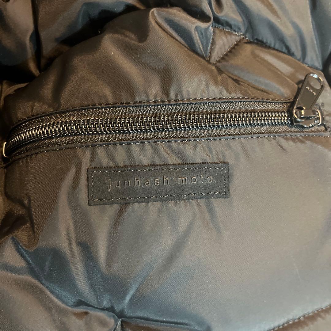 ジュンハシモトコラボ　ダウンベスト サイズ38 黒