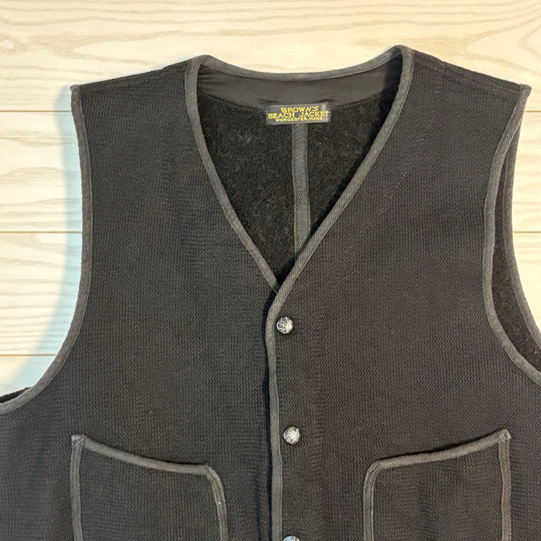 BROWN'S BEACH JACKET ロストヒルズ製　ベスト サイズ40