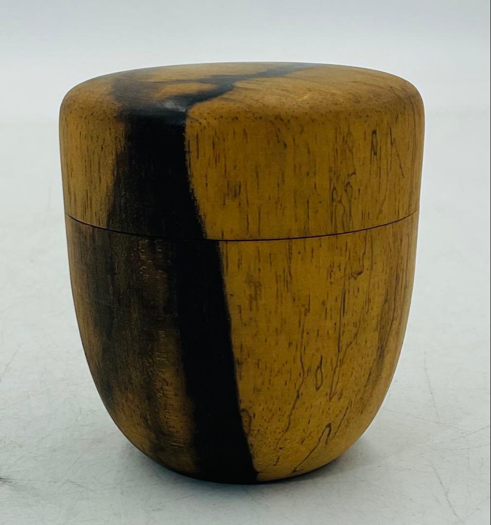 o*i様 【７３】◉黒柿　棗（ナツメ）　茶道具　桐箱◉