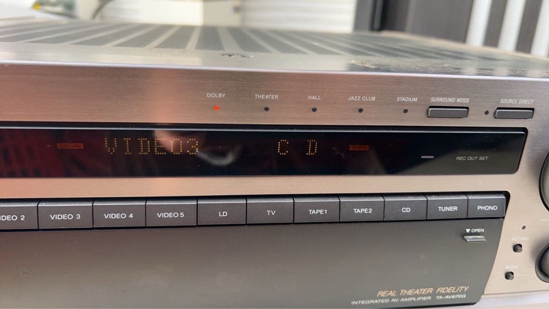 SONY TA-AV670G アンプ