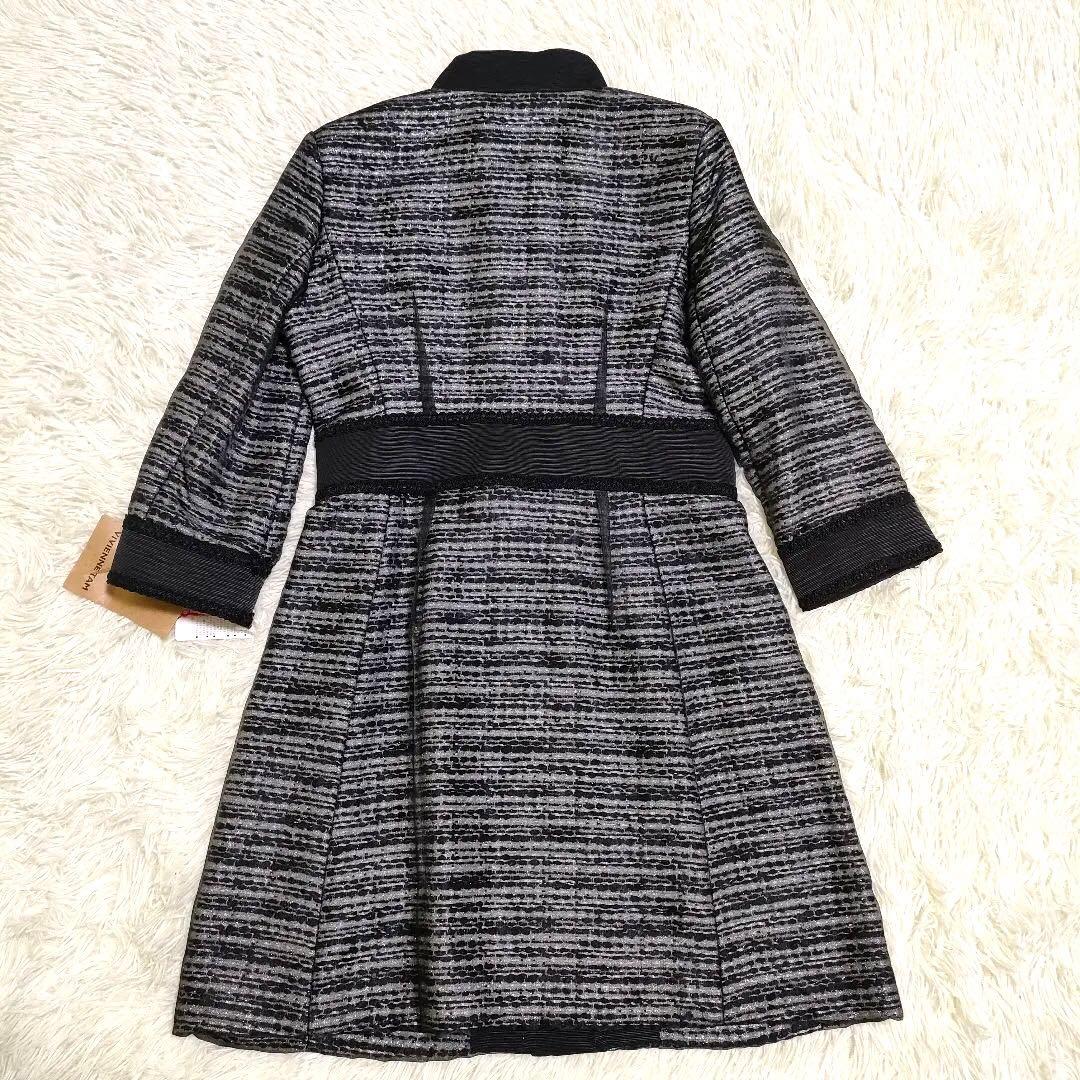 ヴィヴィアンタム シフォンヴェールに包まれたコート レース装飾