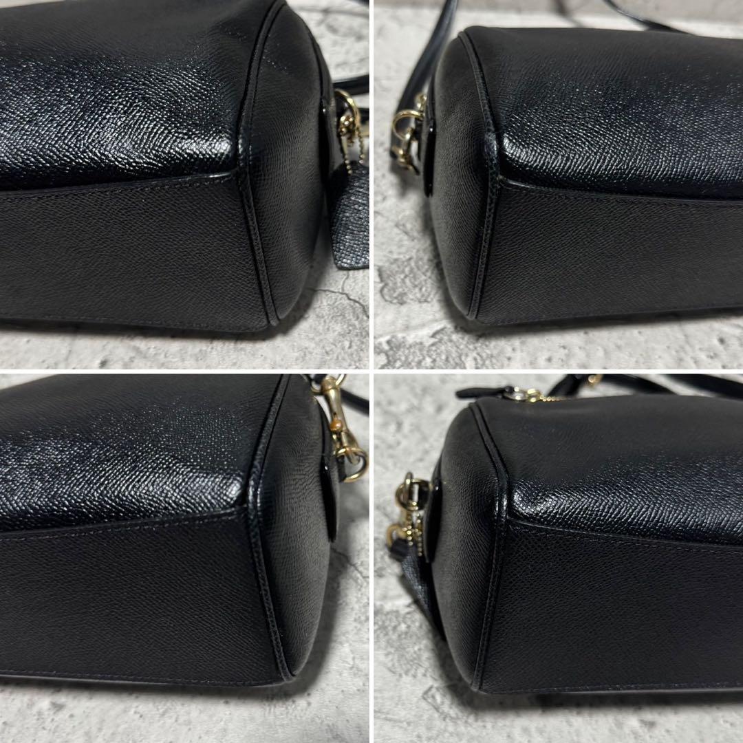 極美品✨️コーチ ミニボストン ショルダーバッグ ベネット 黒 F76629