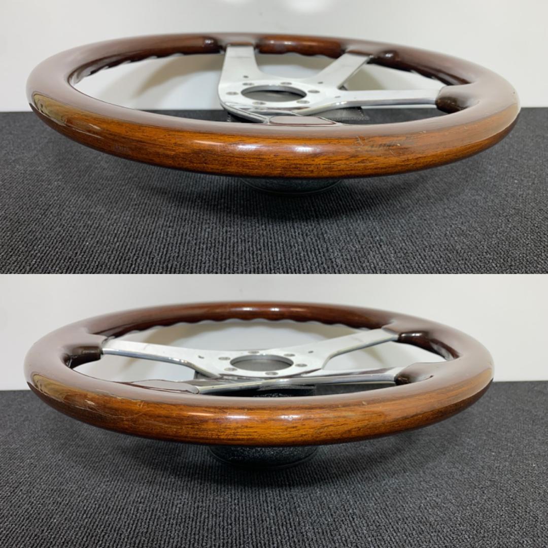 モモ ウッド ステアリング 4スポーク 36パイ 90年製 希少モデル 当時物