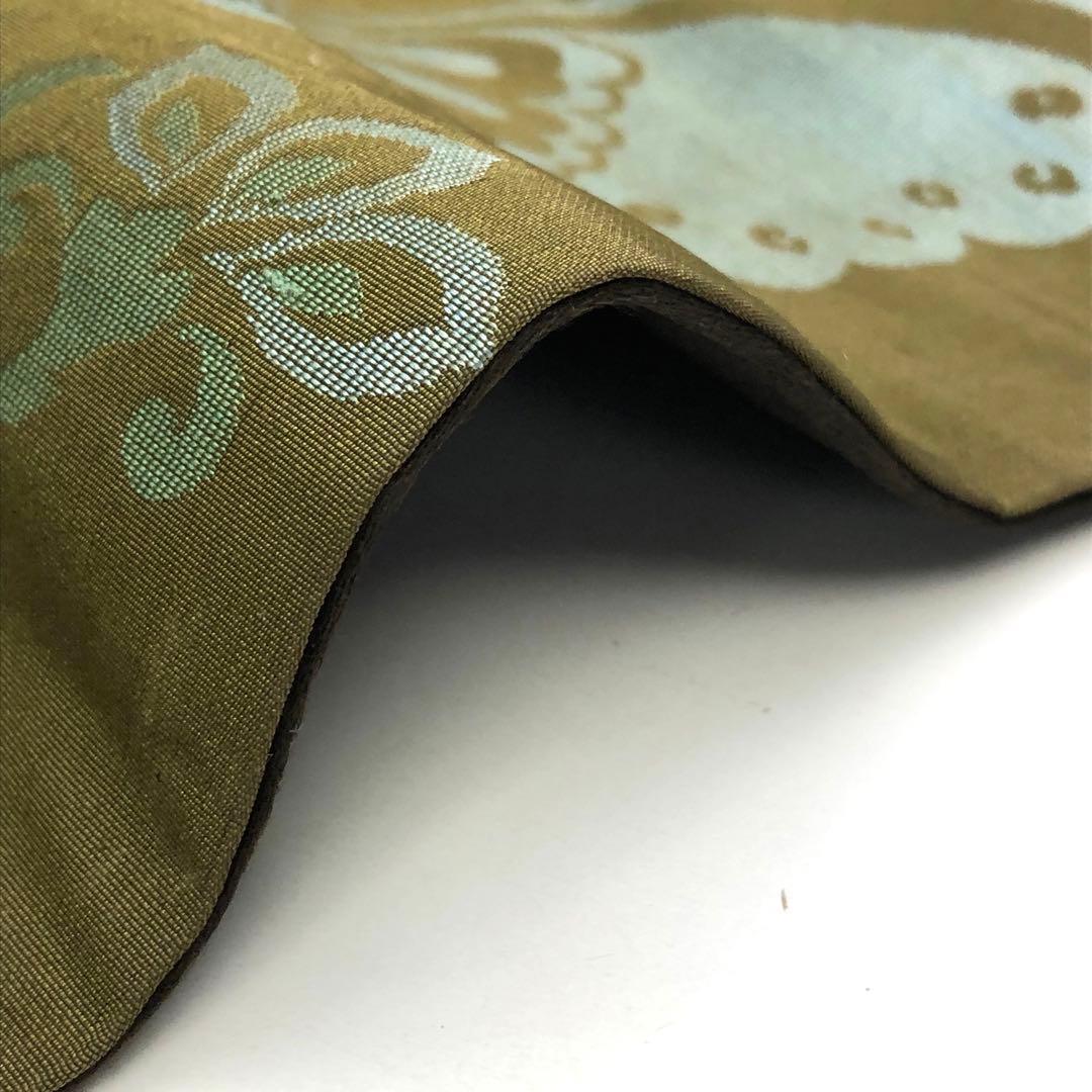 アンティーク帯 昼夜帯 蝶々 花唐草模様 AO-3124