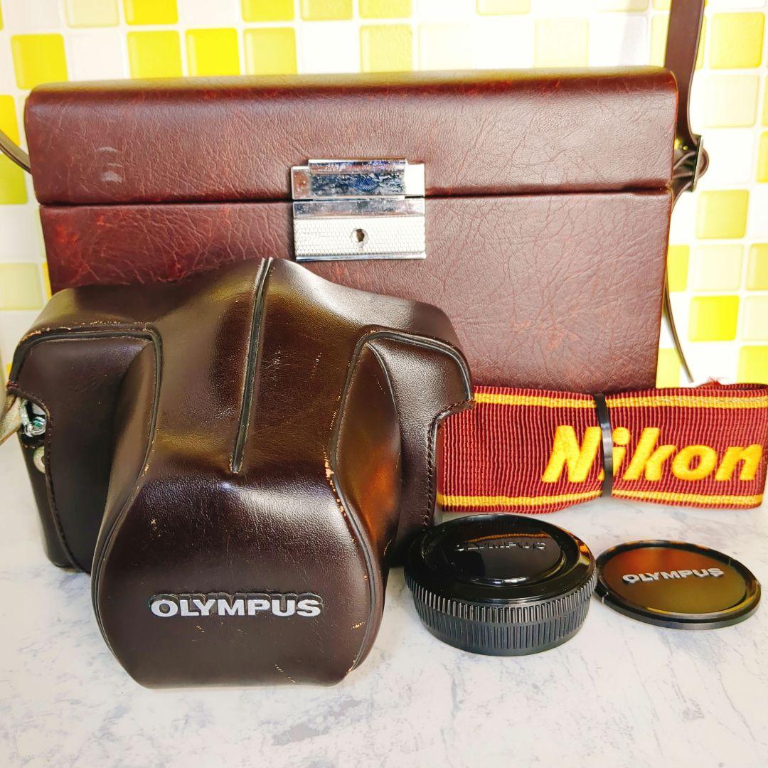 ★完動品★ OLYMPUS OM-1N 一眼レフ 　フィルムカメラ セット