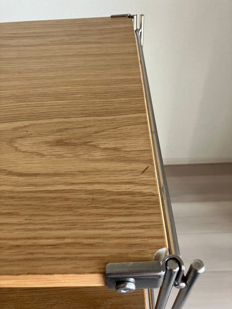 MUJI 無印良品 ステンレスユニットシェルフ　ワイド　小