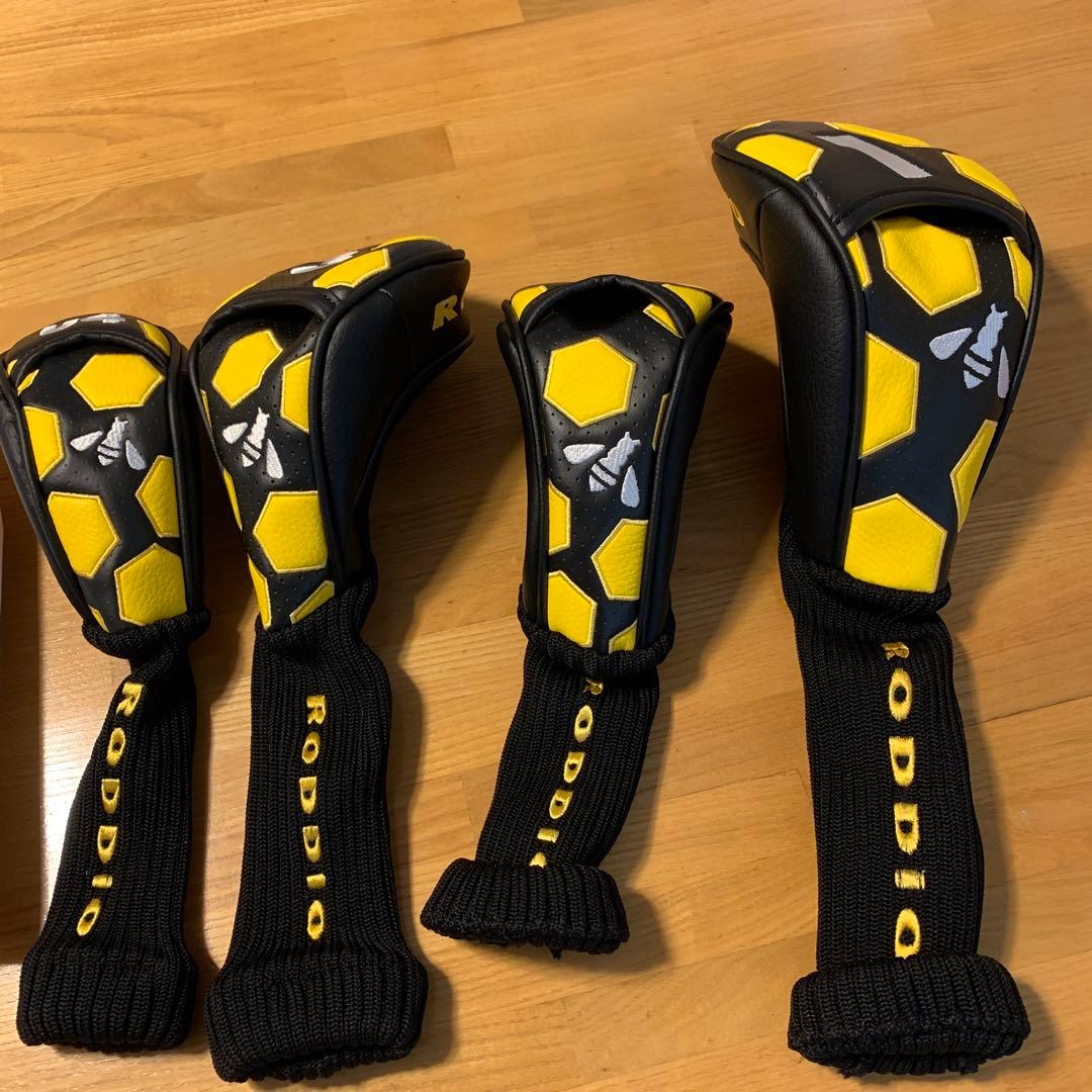 Roddio ロッディオ　ゴルフキャディバッグ 黒と黄色