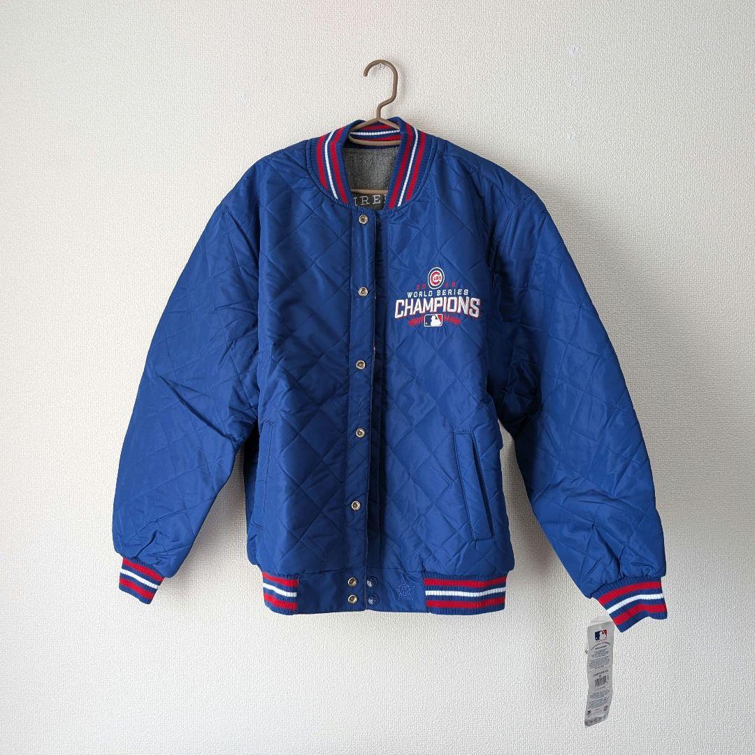 新品タグ付 シカゴ・カブス 2016 WSC リバーシブルメルトンジャケット