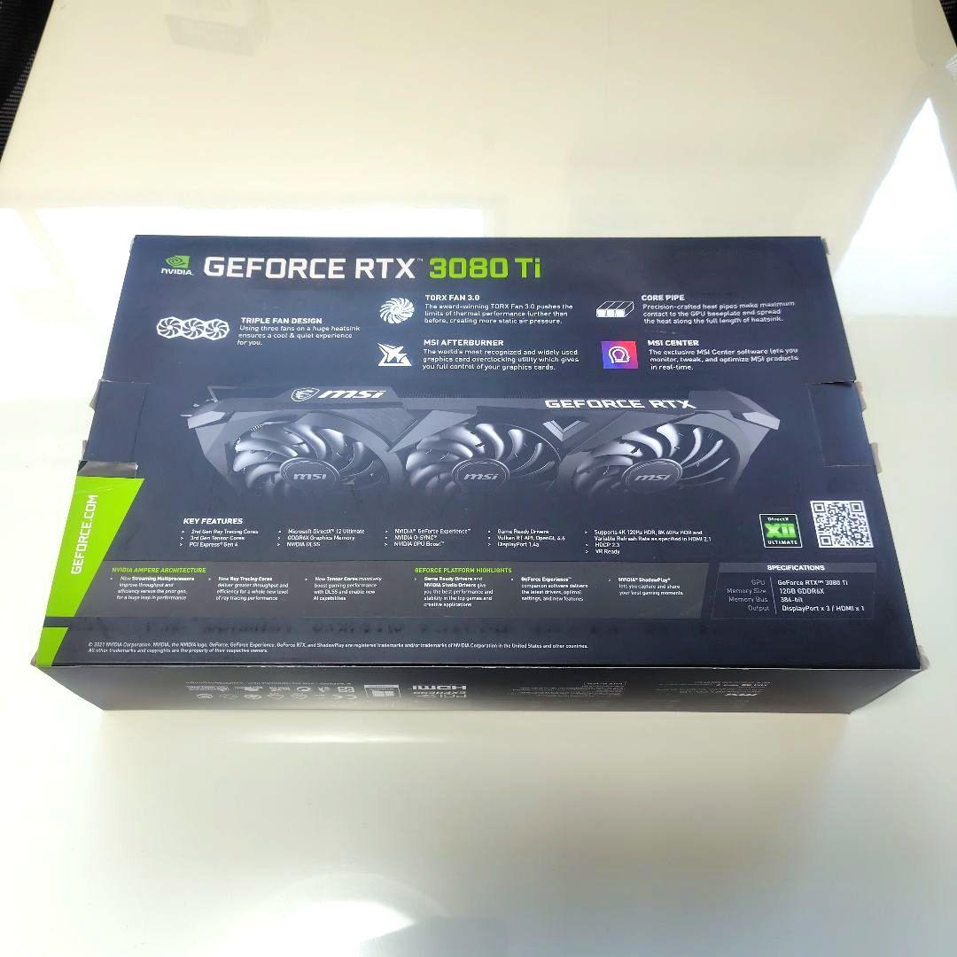 新品未使用 msi GeForce RTX 3080 Ti OC EDITION