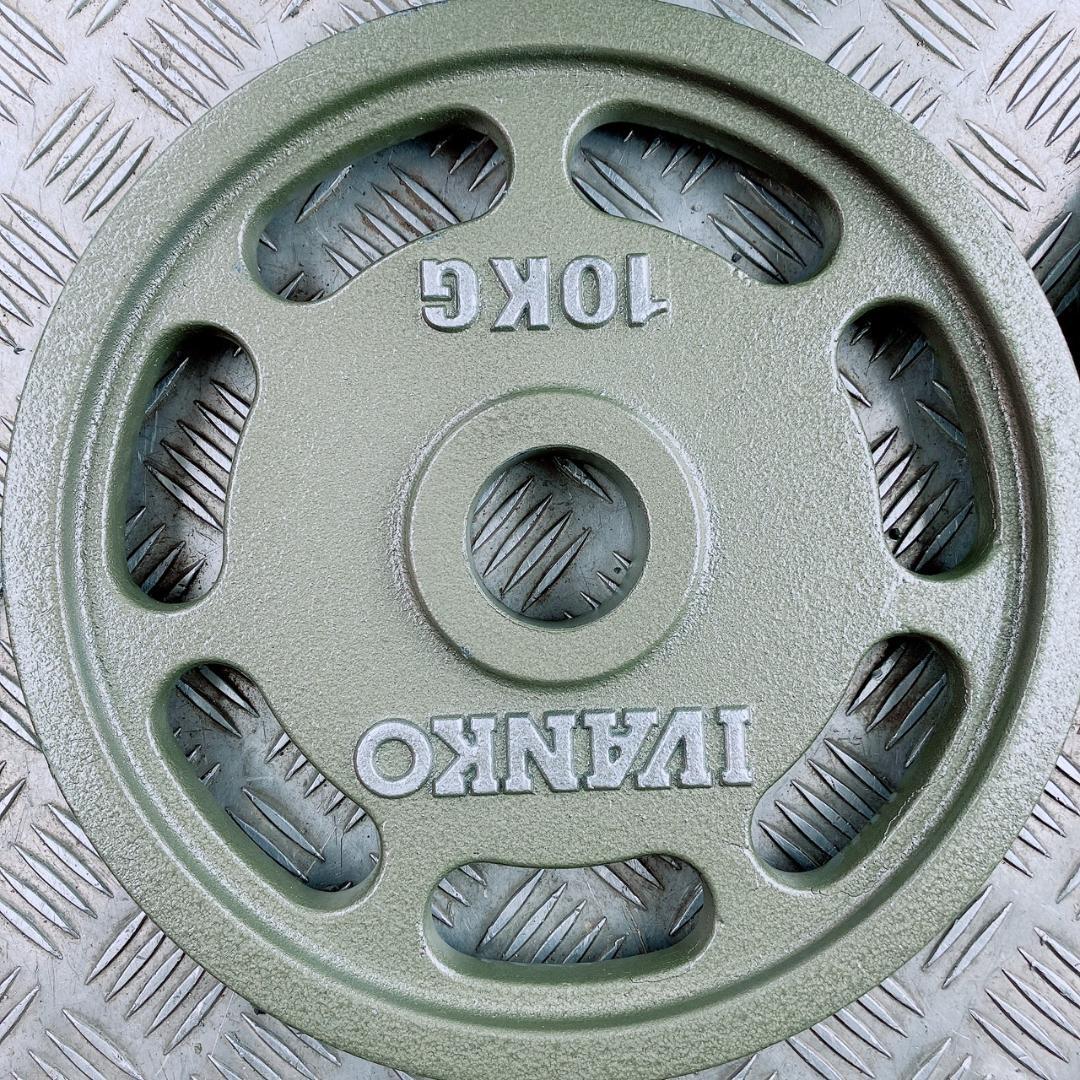 IVANKO イヴァンコ 10kg 2枚セット オリンピックプレート バーベル