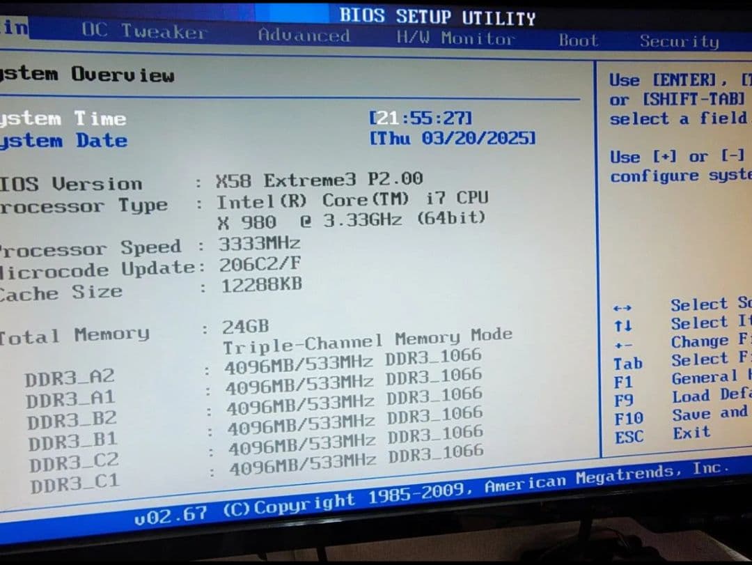AsRock X58 Extreme3+i7 980x+CPUクーラー+24GB