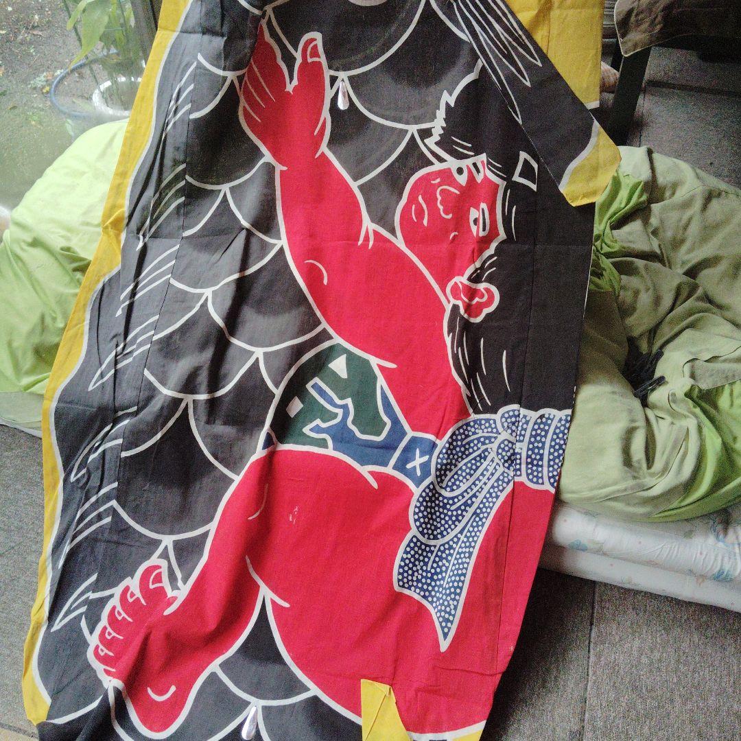 鯉のぼり　3本　黒鯉一本　緋鯉二本