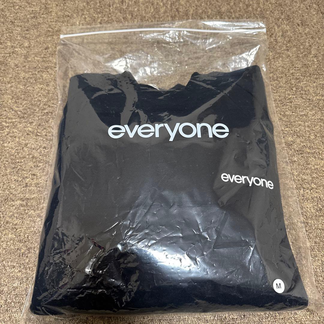 everyone オリジナルロゴクルーネックスウェット ネイビー M
