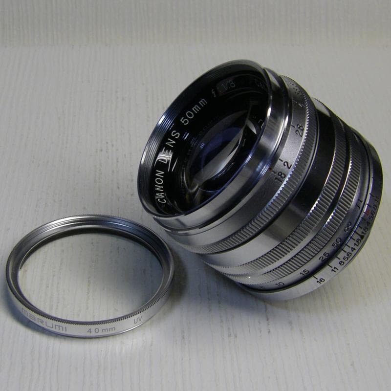 ライカＬマウント◎Ｃａｎｏｎ ５０／１．８ ＣＲ Ｗ／Ｈ