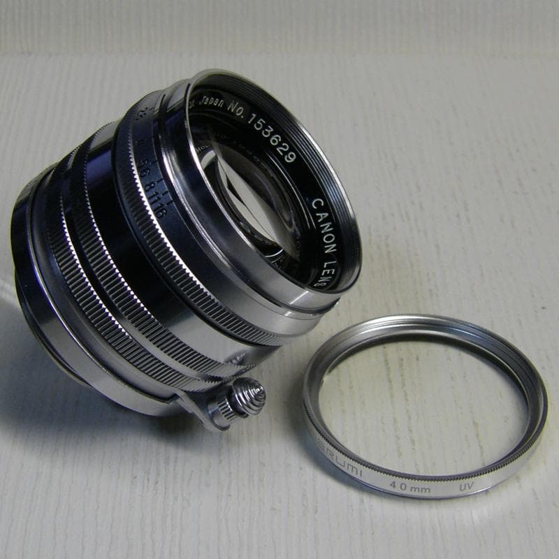 ライカＬマウント◎Ｃａｎｏｎ ５０／１．８ ＣＲ Ｗ／Ｈ