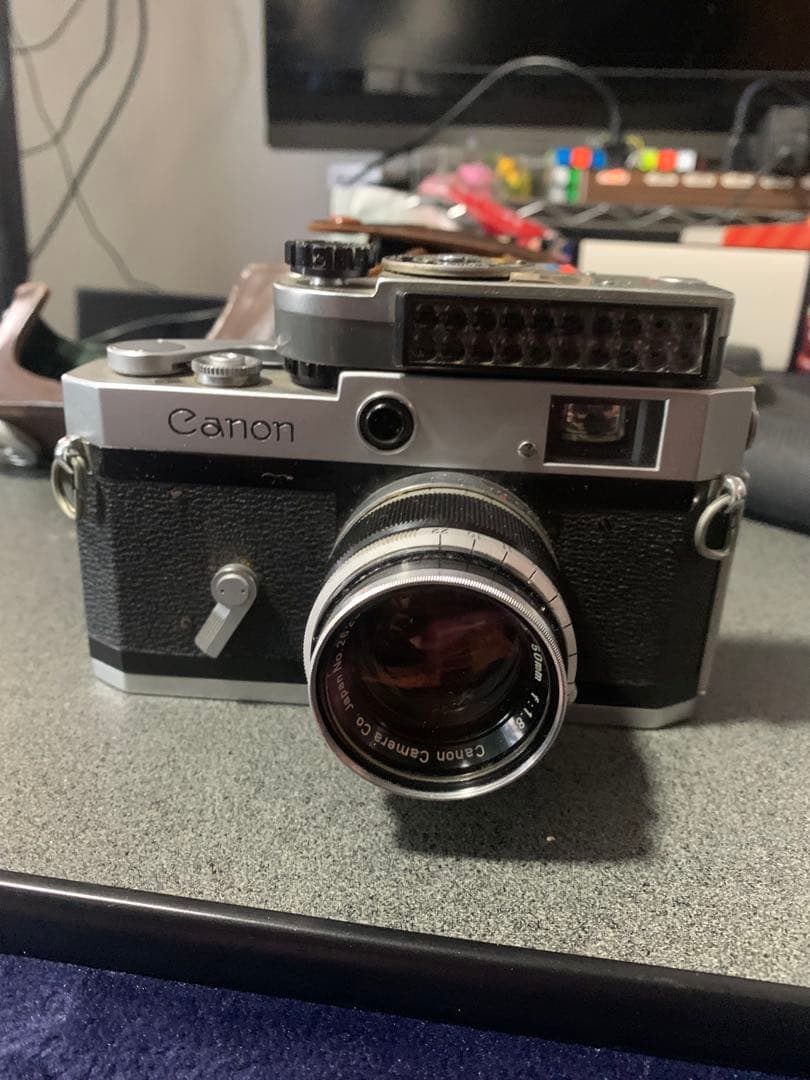 Canon フィルムカメラ レザーケース付き