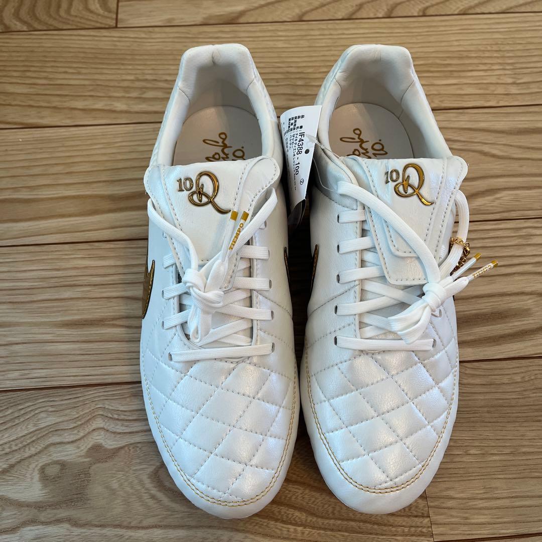 Ronaldinho 10Q サッカースパイク　ホワイト/ゴールド　限定