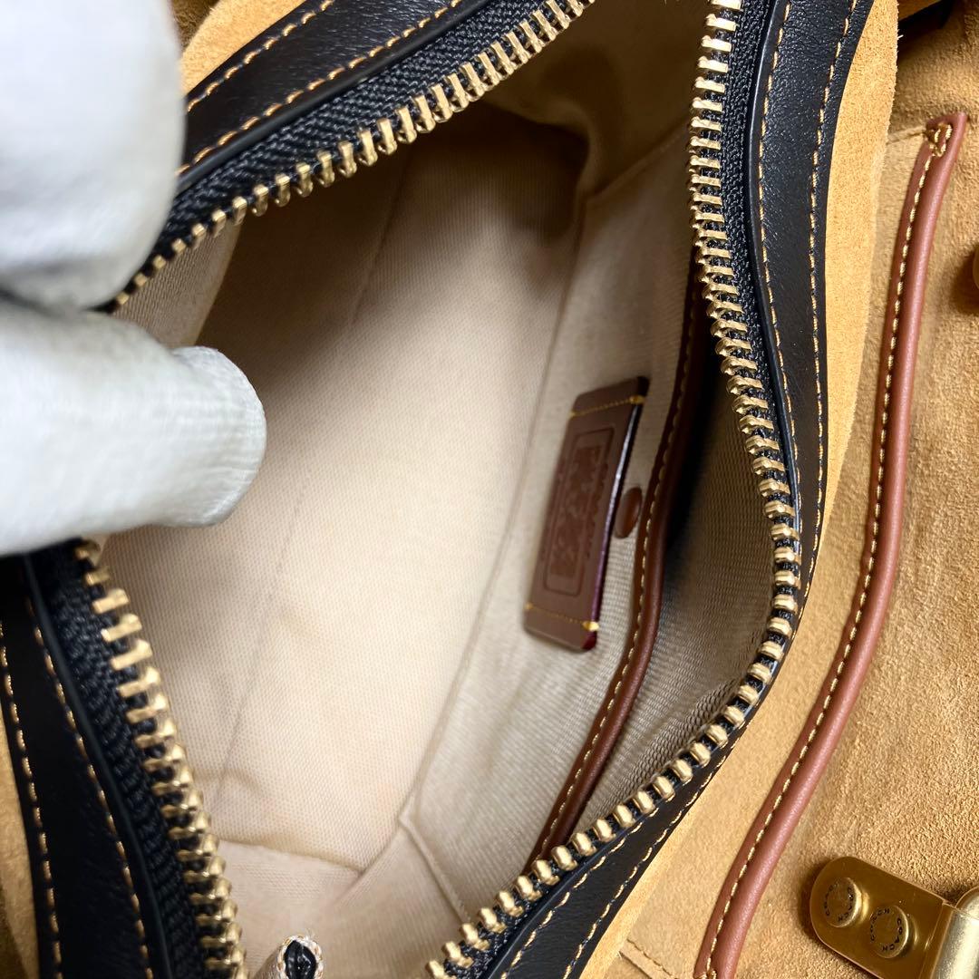 【未使用級】 COACH ローグ25 2way ブラック CI767