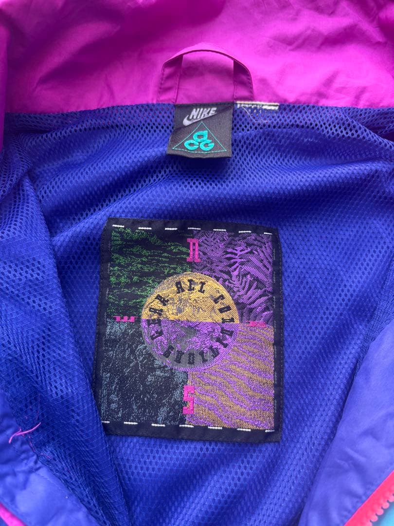Nike ACG ナイロン jkt ウインドブレイカー 90s 三角 好配色