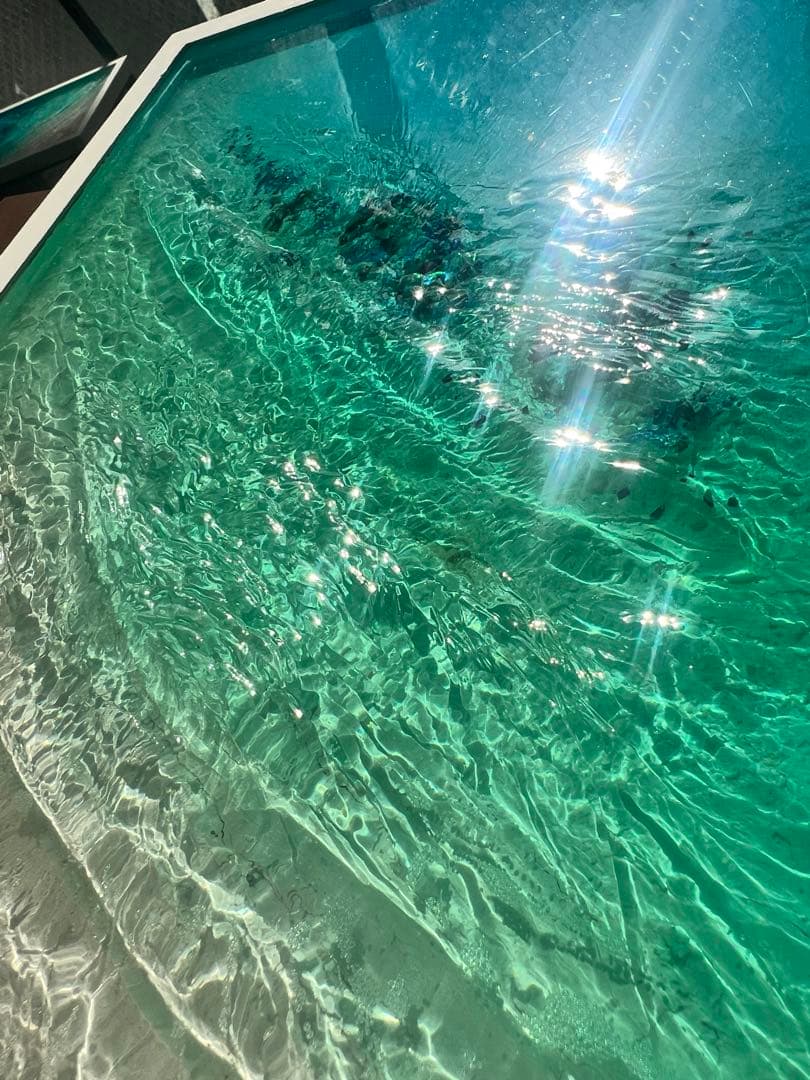 【レジンアート】波紋アート／B4パネル／壁掛け可能