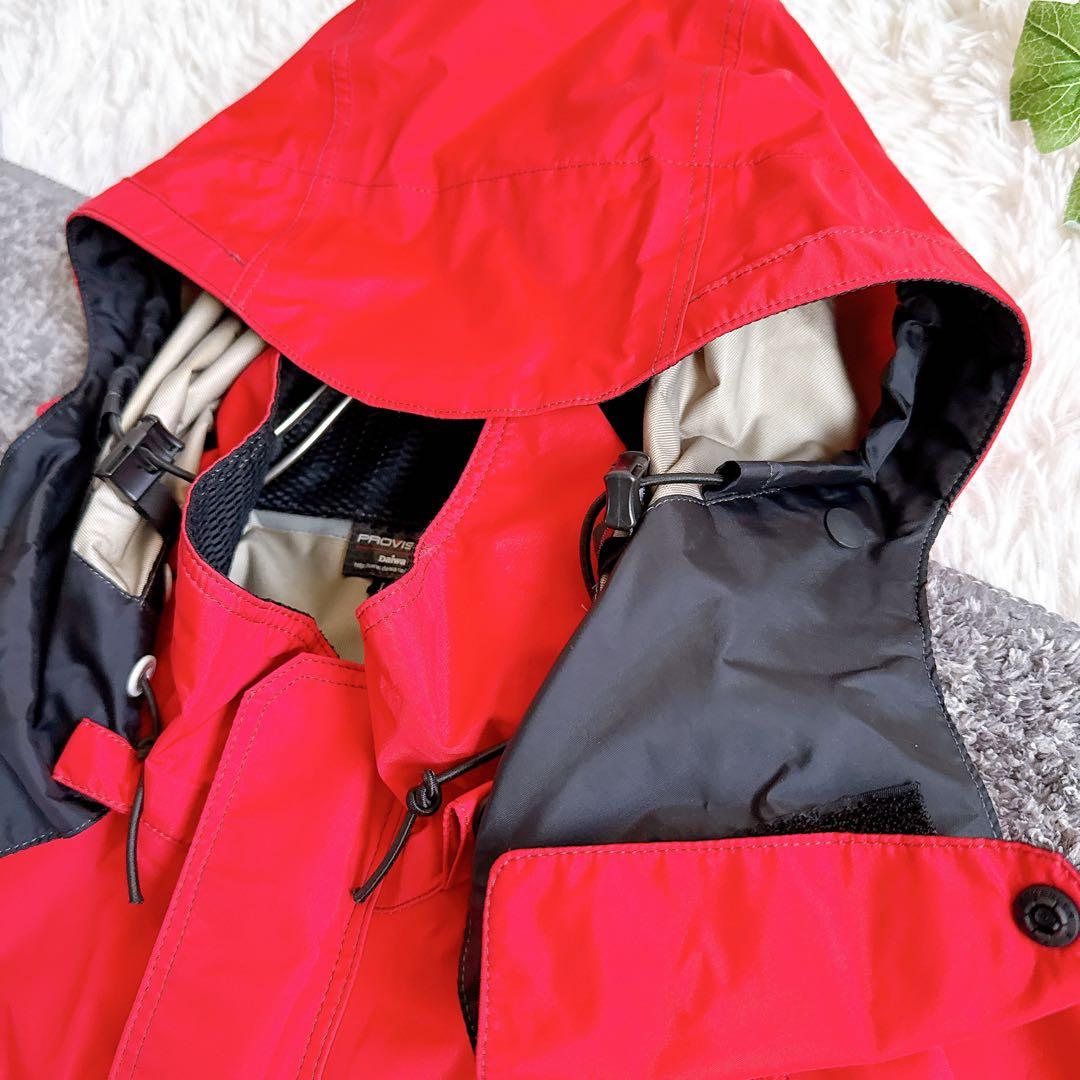 DAIWA プロバイザー ゴアテックス セットアップ Lサイズ　メンズ　赤×黒