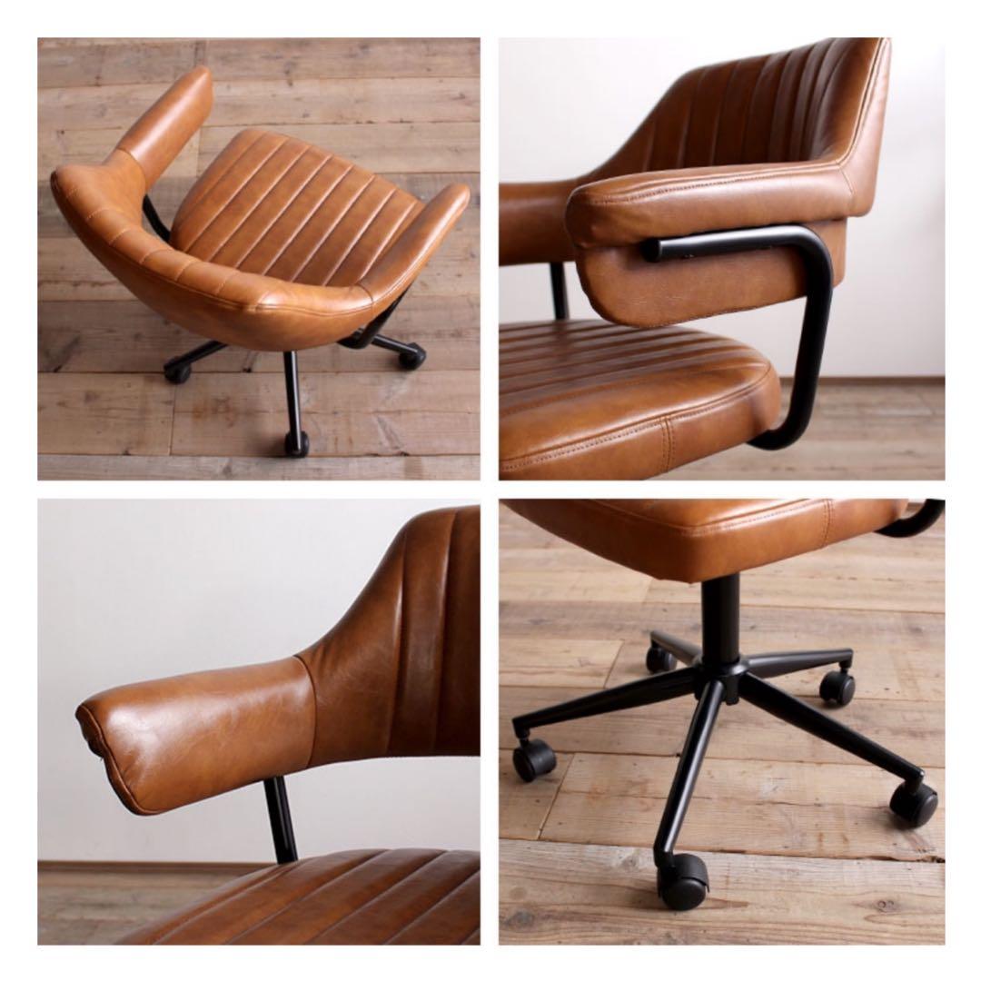 デスクチェアオフィスチェア椅子イスヴィンテージレトロアンティークパソコンチェア