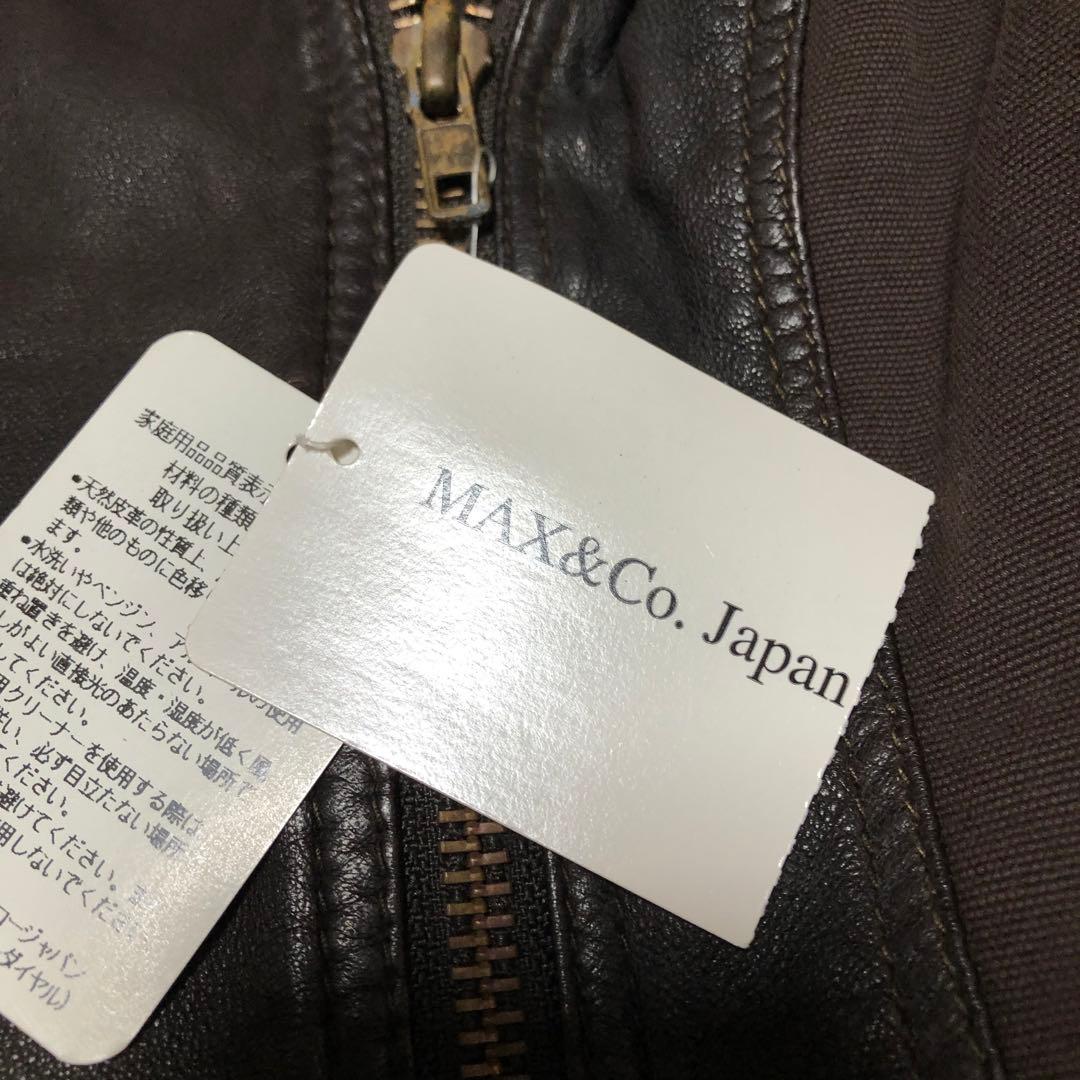 未使用タグ付✨マックスアンドコー【40】シングル ライダース ヴィンテージ