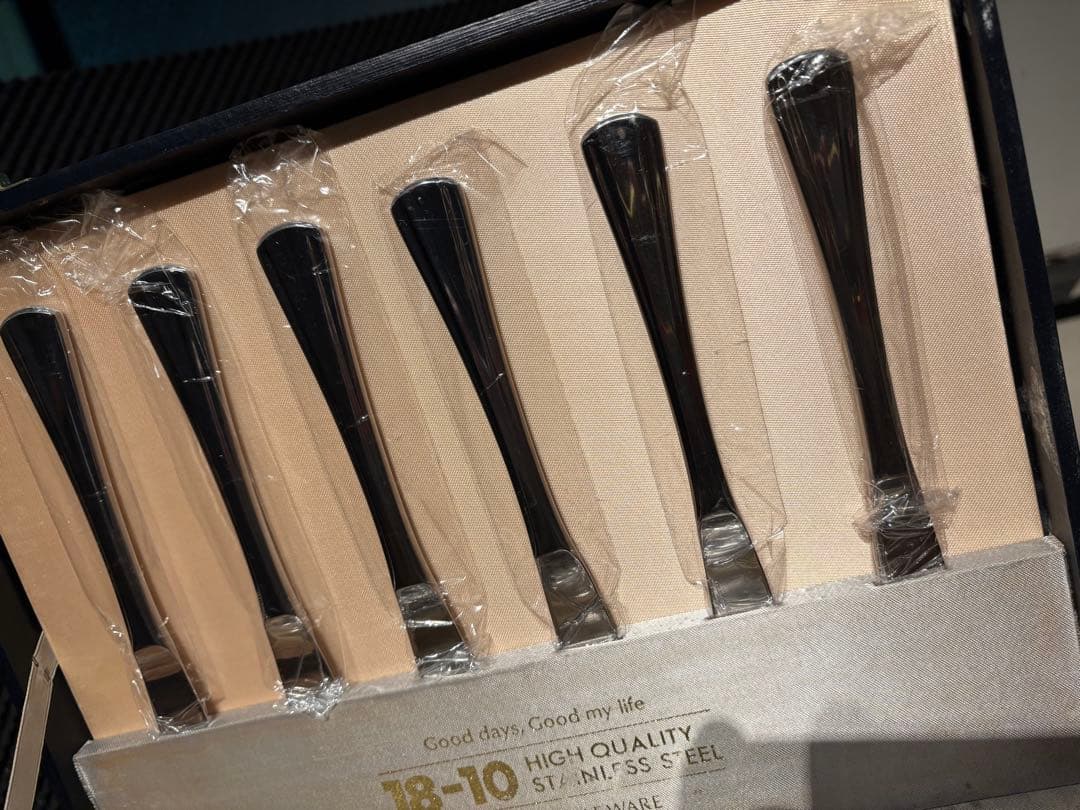 【値下げしました】　AZUMA 18-10 ステンレス カトラリー50本セット