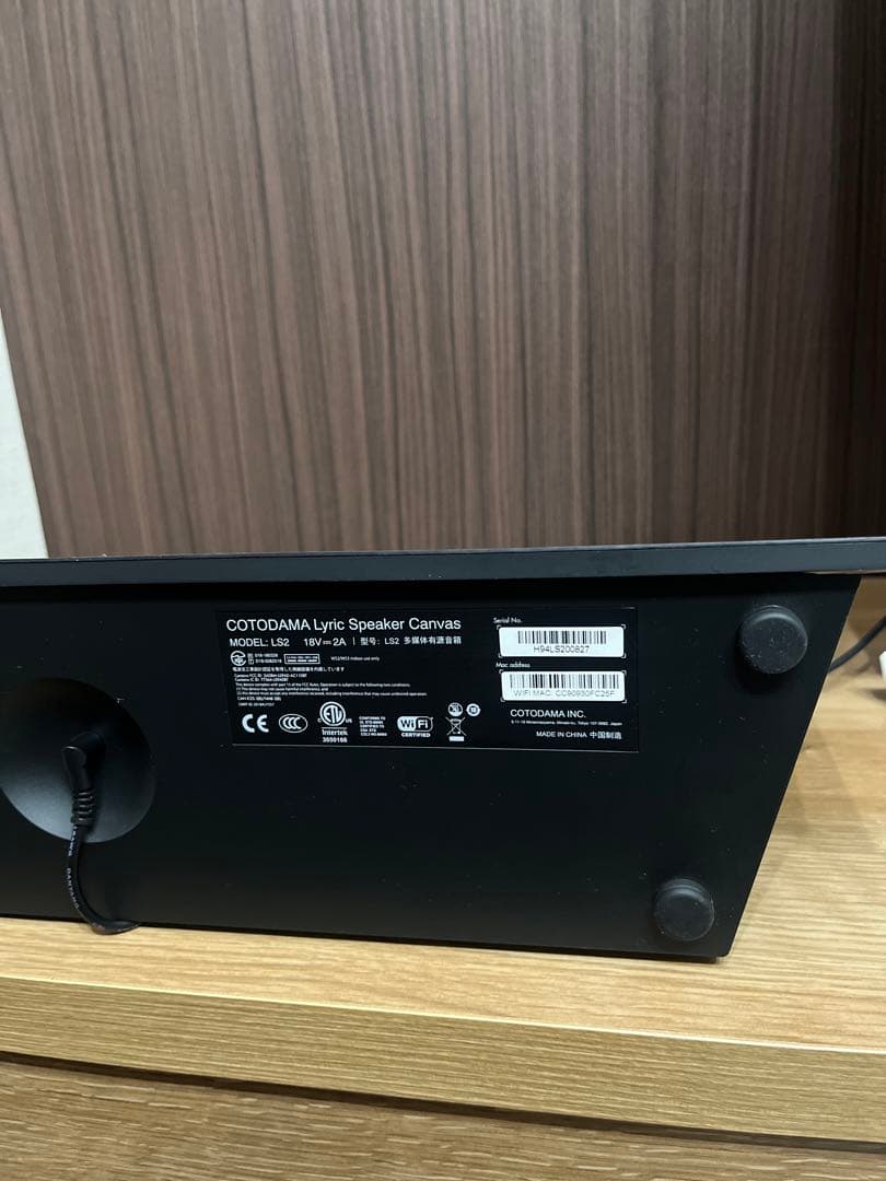 リリックスピーカー キャンバス Lyric Speaker